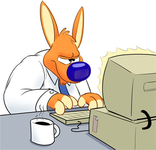 An average work day... Art by Will Mofield